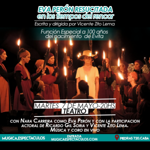 EVA PERON RESUCITADA